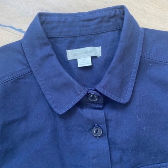 Outerknown One Piece Romper Navy Size Small NWOT - Picture 3 of 6